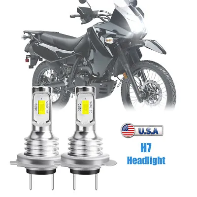 For Kawasaki KLR650 LED Bulbs 2008 2009 2010 2011 2012-2018 Headlight Light • $20.99