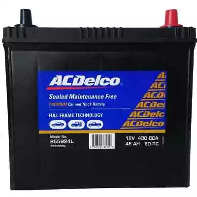 AC Delco Premium S55B24L Maintenance Free 430 CCA 3 Year Warranty Battery. • $180