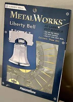 Metal Works Fascinations Liberty Bell 3d Laser Cut Model #mms041 • $6
