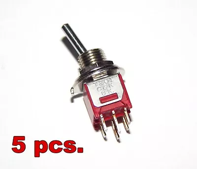 5 Pcs. Toggle Switch C&K T201 ON-OFF-ON (2 Position) 3A 120V U.K. United Kingodm • $24.99