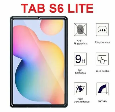 Tempered Glass Screen Protector For Samsung Galaxy Tab S6 Lite SM-P610/P615 2020 • £3.99