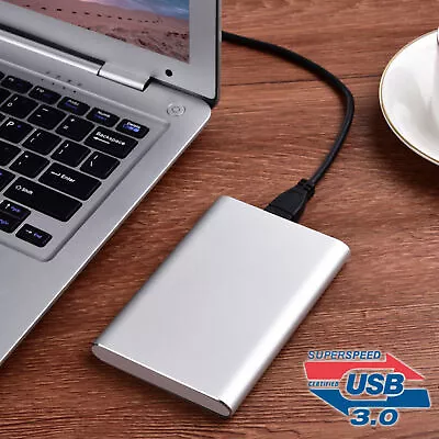 2TB 2.5-Inch Portable Mobile Hard Disk Drive USB3.0 High Speed External HDD He • $35