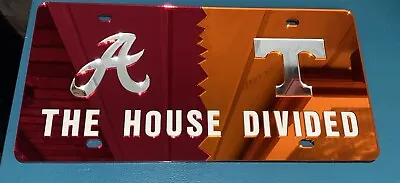 Alabama + Tennessee The House Divided Split License Plate - New • $19.99