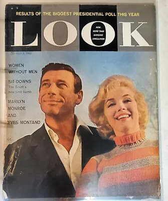 Marilyn Monroe Magazine Clipping - Look Magazine - 7/5/60 • $25