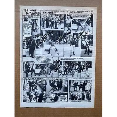 DAMNED NEAT NEAT NEAT POSTER Sized Original PUNK Music Press Full Page From 1977 • £15