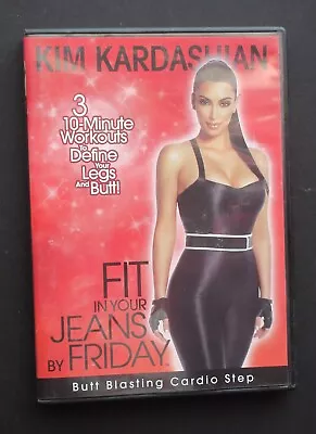 DVD KIM KARDASHIAN FIT IN YOUR JEANS BY FRIDAY Butt Blasting Cardio Step Workout • $5.99