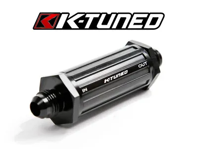 K-TUNED Inline UNIVERSAL Fuel Filter -6AN E-85 Compatible KTD-FF-06 • $38.95