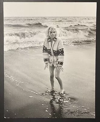 1962 Marilyn Monroe Original Photo George Barris Signed Stamped France Beach • $400