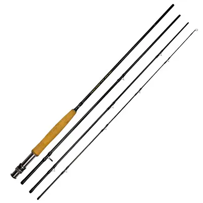 Twinfish Fly Rod 9ft 5/6 WT Graphite 4 Pieces Fast Action Trout Rod Freshwater • $44.62