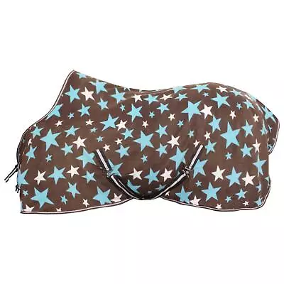 Horse Stable Fleece Rug Mediumweight 250G Fill Winter Standard Neck Star Print • £19.99