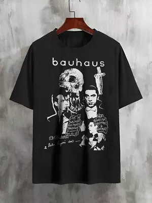 Vintage Bauhaus Black Short Sleeve T-shirt F359830 • $8.99