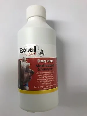 £8.99 • Buy Excel Repel Dog-eze Medicated Dog Shampoo - Dry Skin, Itchy Skin, Skin Calming