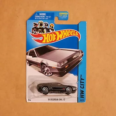 Hot Wheels 81 DeLorean DMC-12 HW City - Speed Team 2014 Series #BFC53 Metalflake • $5