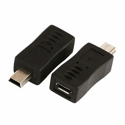 USB 2.0 Mini B 5-pin Male To Micro B 5-pin Female Adapter Converter • $5.99