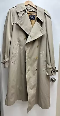 Burberry Heritage Trench UK Sz 54 Reg /US 44 W/Removable Liner Tan • $250