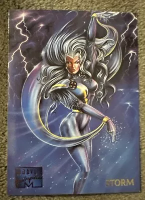 1995 Marvel Masterpieces Emotion Signature Storm #96 • $4.55