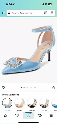Castemere Women’s Shoes Mid-stiletto Size 8 Baby Blue • $30