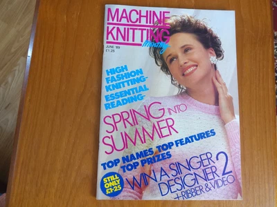 £4.50 • Buy Machine Knitting Monthly Magazine, June 1989