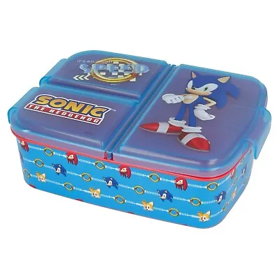 Sonic Lunch Box With 3 Compartments Ideal For Keeping Your Lunch Nice And Fresh • £10.98