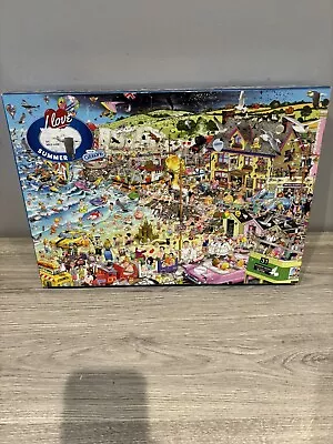 Mike Jupp I Love Summer 1000 Piece Puzzle Complete In Good Condition • £4.99