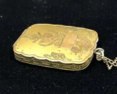 Vintage Antique Victorian Style 12k Gold Filled Picture Locket Necklace Charm • $69.99