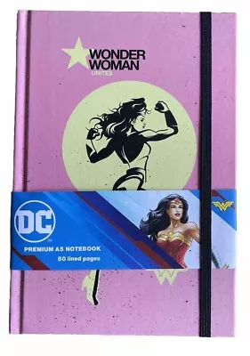 Premium A5 DC Wonder Women Notebook 80 Pages Lined Paper  BNIB Free UK P&P • £8