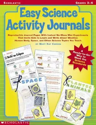 Easy Science Activity Journals: Reproducible Journal Pages With Instant No-Mess • $6.99