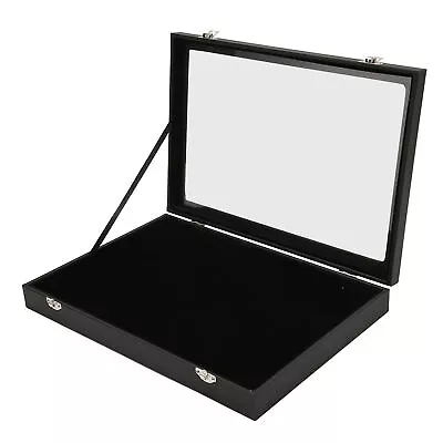 Pin Display Case Transparent Dustproof Pin Shadow Box For Military Medal Jew WPD • $29.36