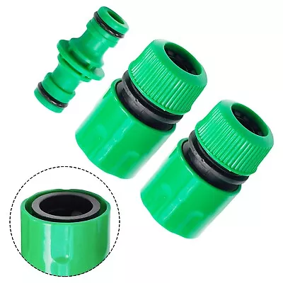 Enhance Water Flow With 12 Inch Garden Hose Accessories 2 Connectors 1 Nozzle • $17.48