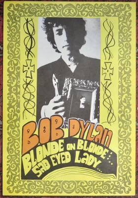 $125 • Buy Rare Vintage 1967 Bob Dylan Psychedelic Poster, Konst-sweden