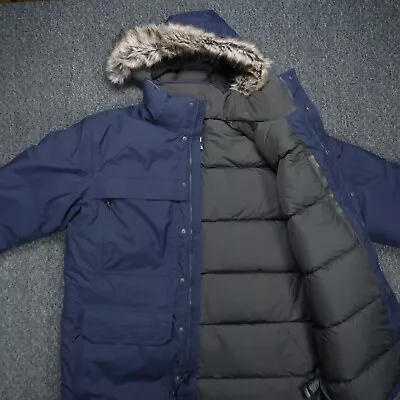 The North Face Jacket Mens Extra Large Blue McMurdo Parka III Goose Down 550 • $250