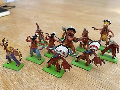 £10 • Buy Britains Deetail Vintage Native Americans/Indians 1971 Huge Job Lot