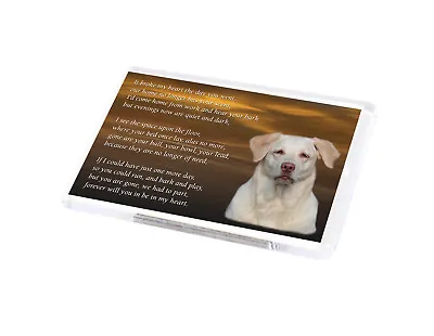 GOLDEN LABRADOR Dog Fridge Magnet Pet Loss Bereavement Memorial Gift • £2.97