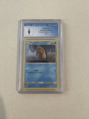 $15 • Buy 2019 Pokemon Detective Pikachu Psyduck 7/18 Holo CGC 9 Mint Condition