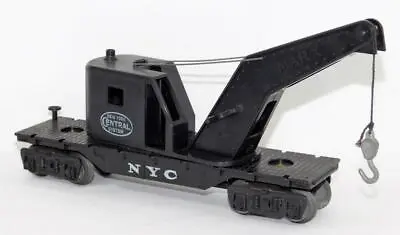 Marx Trains New York Central Black Crane 8 Wheel Tilt Couplers Type F Trucks O • $39