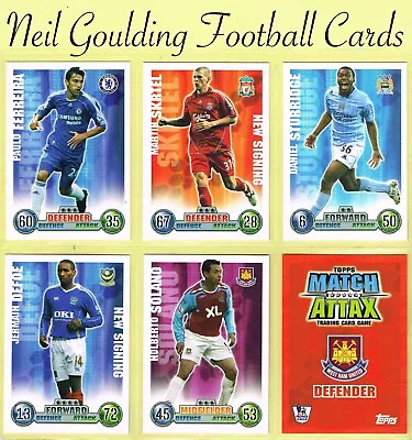 Topps MATCH ATTAX EXTRA 2007-08 ☆ PREMIER LEAGUE ☆ Football Cards • £0.99