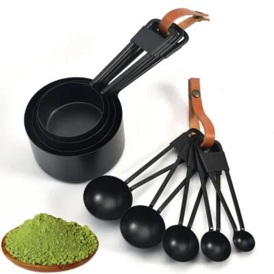 £7.76 • Buy 1set Plastic Measuring Cups And Spoons For Baking Tea Coffee Kitchen Tool
