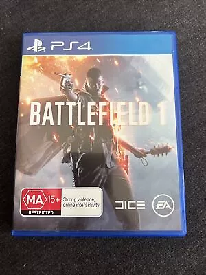 Battlefield 1 PlayStation 4 PS4 Sony Ma15+ • $7