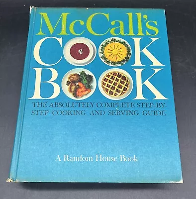 McCall's COOK BOOK HC 1963 1st Edition 1st Printing Turquoise BLUE COVER VINTAGE • $19.99