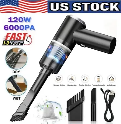 120W Cordless Handheld Vacuum Cleaner Small Mini Portable Car Auto Home Wireless • $9.98