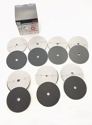 Alpha Tools Sandpaper Discs 50 Pc Kit Size 4  W/ 80-600 Grit For Granite Marble • $24.95