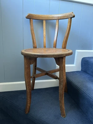 $499 • Buy VINTAGE ANTIQUE European BENTWOOD CHAIR WOODEN Silky Oak - X 5