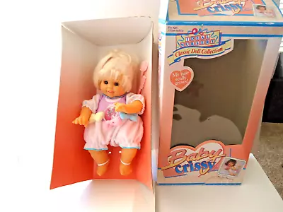 1991 Ideal Nursery Baby Crissy Growing Blonde Hair Doll  New In Box • $29.99