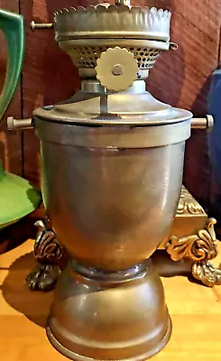 Vintage Ships Brass Gimbal Kerosene Weighted Lamp • $65