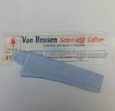 £9 • Buy Van Heusen Collar RAF Blue 15.5 Style 11 Semi-stiff UNUSED Vintage 1940s Uniform