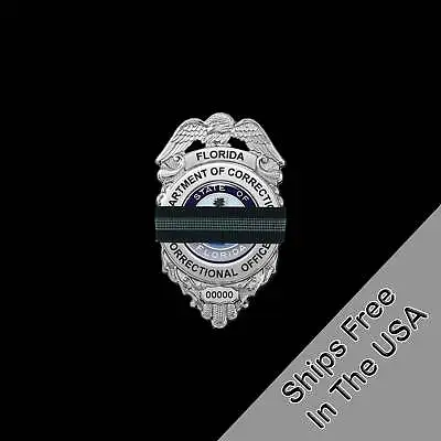 Corrections Officer Thin Gray Line Mourning Band Honor The Fallen DOC Correction • $2.49