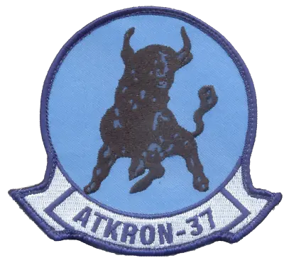 $29.99 • Buy 4  Navy Va-37 Ragin Bulls Atkron-37 Wing Squadron Military Embroidered Patch