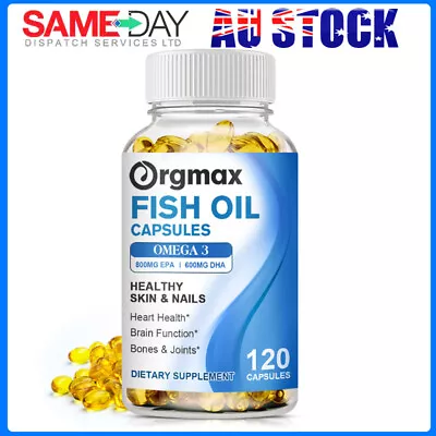 Omega 3 Fish Oil 2000mg EPA & DHA 3x Strength High Potency Immune Joint Health • $21.98