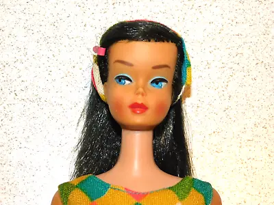 Barbie:  VINTAGE Midnight COLOR MAGIC BARBIE Doll 99% Black Hair NOT A REROOT! • $2895