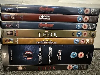 Marvel Avengers DVD Bundle Region 2 Rated 12 • £10